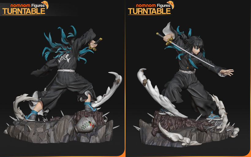 Statue – Muichiro Tokito | Inspired Fan Art Collectible (3D Printed, Unpainted)