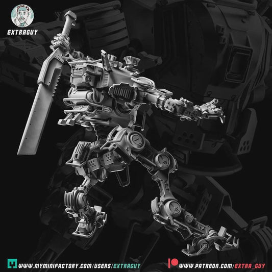 Blade-Class Sci-Fi Mech Resin Model Kit | 100mm or 75mm | Posable or Static Display