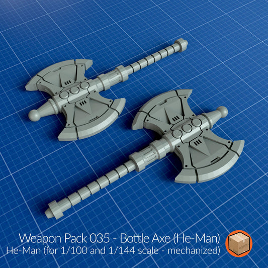 Bottle Axe: Weapon Pack 035 - Unleash He-Man's Power!