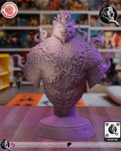 Tank – Shadow Beast Inspired Resin Statue | Anime Fan Art Collectible | 3" / 6" / 8" / 10" Scales