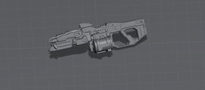 Weapon Pack 001 – Titan Grenade Launcher | 1/100 & 1/144 Scale | Titanfall Inspired Mecha Gun