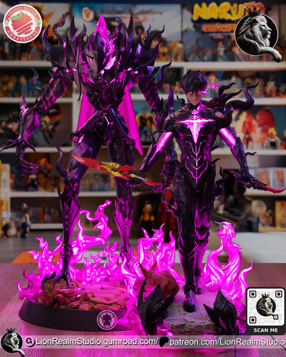 Insect Commander Resin Statue | Anime-Inspired Dark Fantasy Figure | 3D Printed Collectible