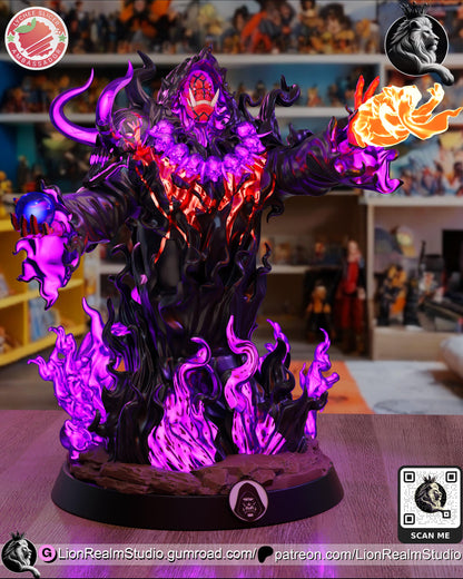 Tusk – Orc Summoner Inspired Resin Statue | Anime Fan Art Collectible | Multiple Scales Available