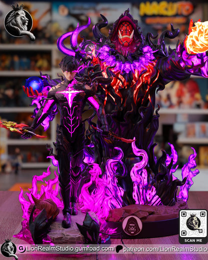Tusk – Orc Summoner Inspired Resin Statue | Anime Fan Art Collectible | Multiple Scales Available