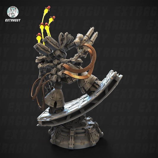 Titan Slayer Unit: Sazabi Variant – 120mm Poseable Mecha Kit (Mini-Gun & Sword Loadouts)