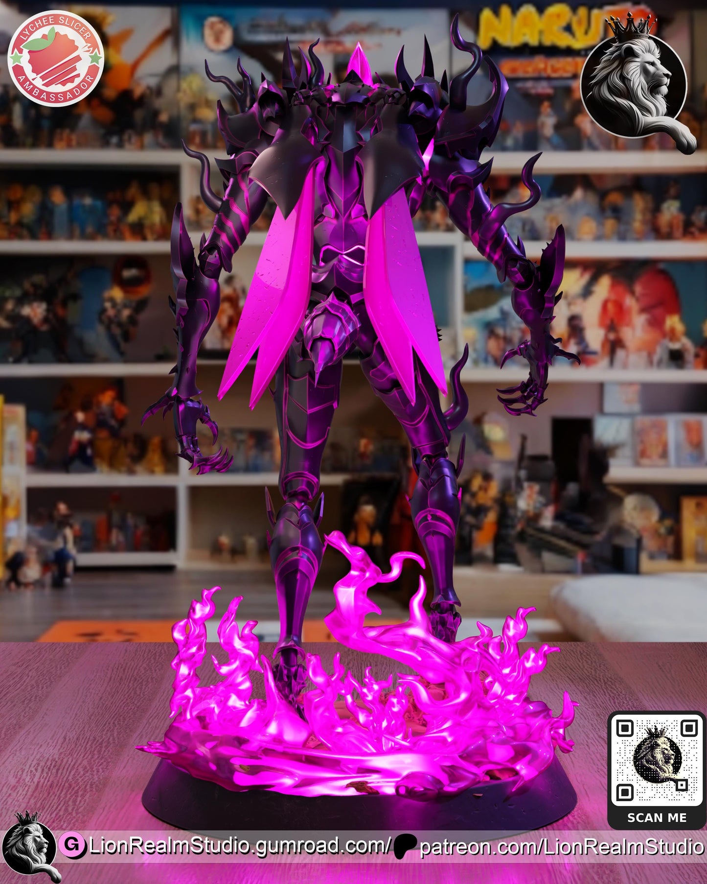 Insect Commander Resin Statue | Anime-Inspired Dark Fantasy Figure | 3D Printed Collectible