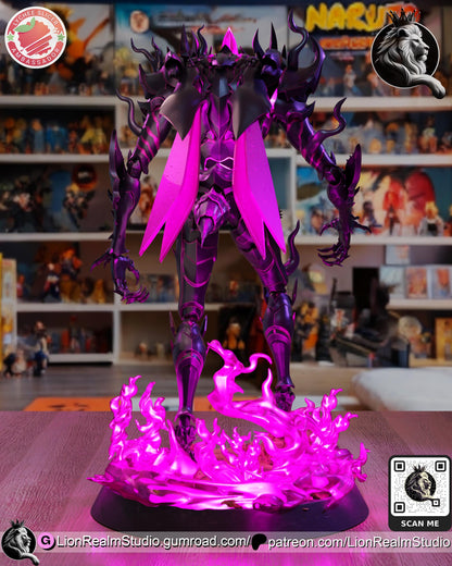 Insect Commander Resin Statue | Anime-Inspired Dark Fantasy Figure | 3D Printed Collectible
