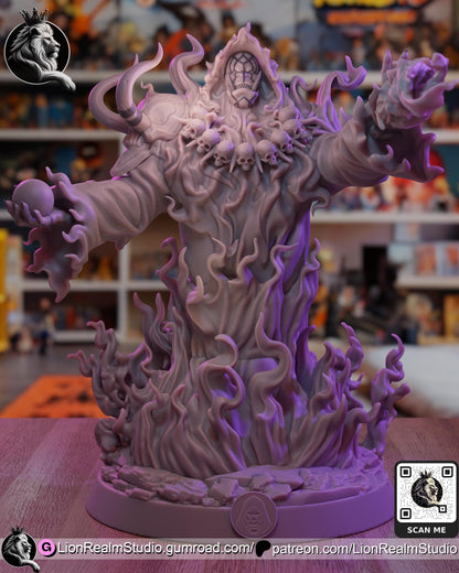 Tusk – Orc Summoner Inspired Resin Statue | Anime Fan Art Collectible | Multiple Scales Available