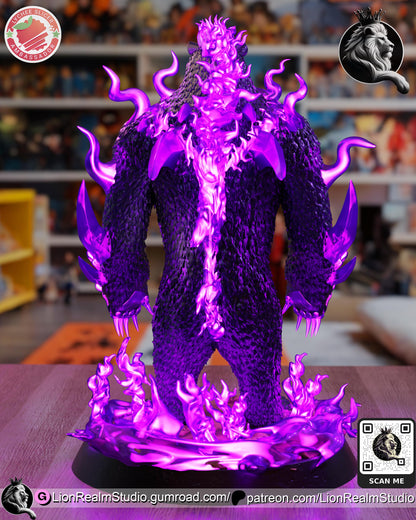 Tank – Shadow Beast Inspired Resin Statue | Anime Fan Art Collectible | 3" / 6" / 8" / 10" Scales
