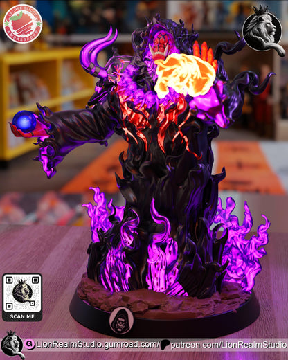 Tusk – Orc Summoner Inspired Resin Statue | Anime Fan Art Collectible | Multiple Scales Available