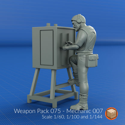 Weapon Pack 070–076 – Mechanic Entourage Set | Diorama Worker Figures for 1/60, 1/100, 1/144 Scale Kits