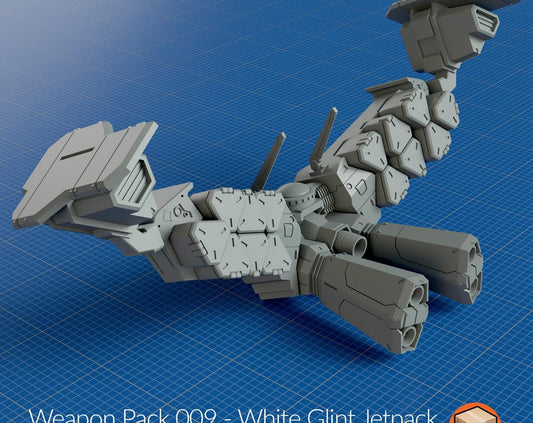 Weapon Pack 009 – White Glint Jetpack