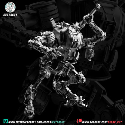 Ronin Titanfall Miniature for Warhammer | Tabletop | Wargaming 100mm or 75mm | Video game
