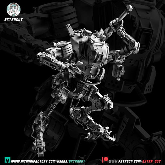 Ronin Titanfall Miniature for Warhammer | Tabletop | Wargaming 100mm or 75mm | Video game