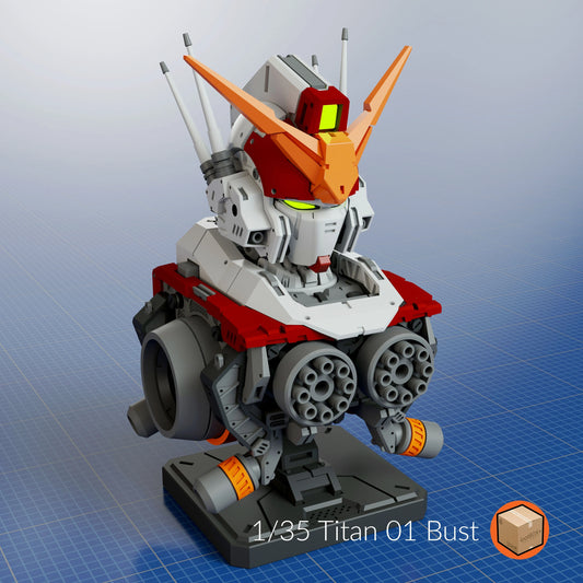 TITAN 01 | Heavy Arms | BUST | GUNDAM | Anime | lootBOX+ | 1:35 Scale | Fan Art |