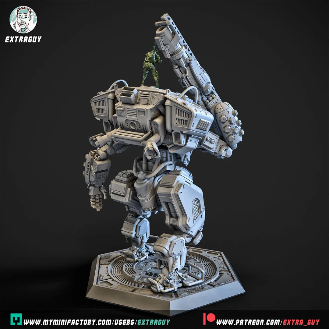 Titan Scorch : The Brightest Scorcher (100mm/75mm Heights) - Customizable Poses and Militia 32mm-24mm