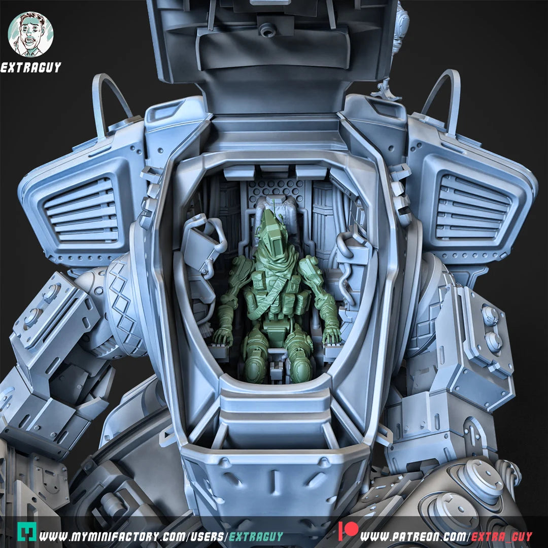 Titan Scorch : The Brightest Scorcher (100mm/75mm Heights) - Customizable Poses and Militia 32mm-24mm