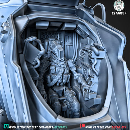 Titan Scorch : The Brightest Scorcher (100mm/75mm Heights) - Customizable Poses and Militia 32mm-24mm