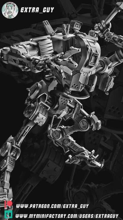 Blade-Class Sci-Fi Mech Resin Model Kit | 100mm or 75mm | Posable or Static Display