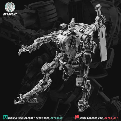 Blade-Class Sci-Fi Mech Resin Model Kit | 100mm or 75mm | Posable or Static Display