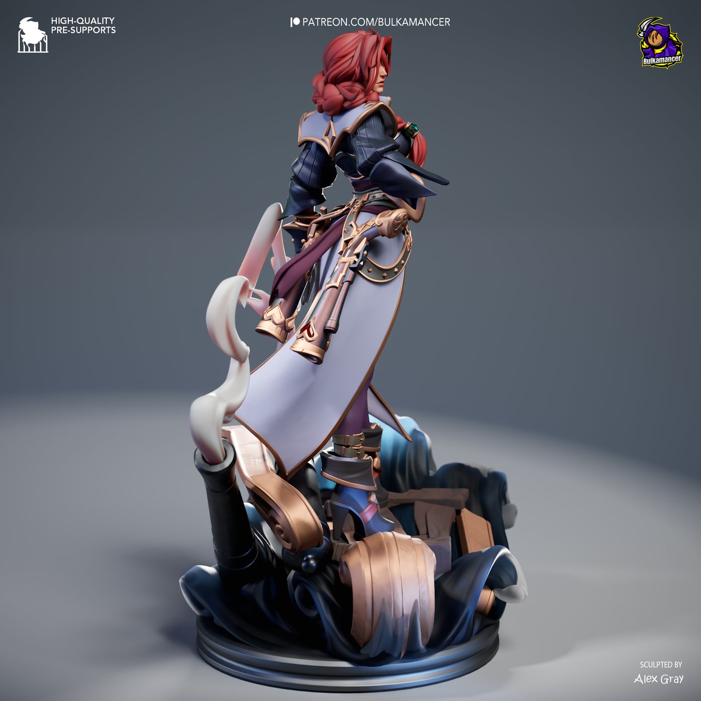 Statue – Miss Fortune | Inspired Fan Art Collectible (3D Printed, Unpainted)