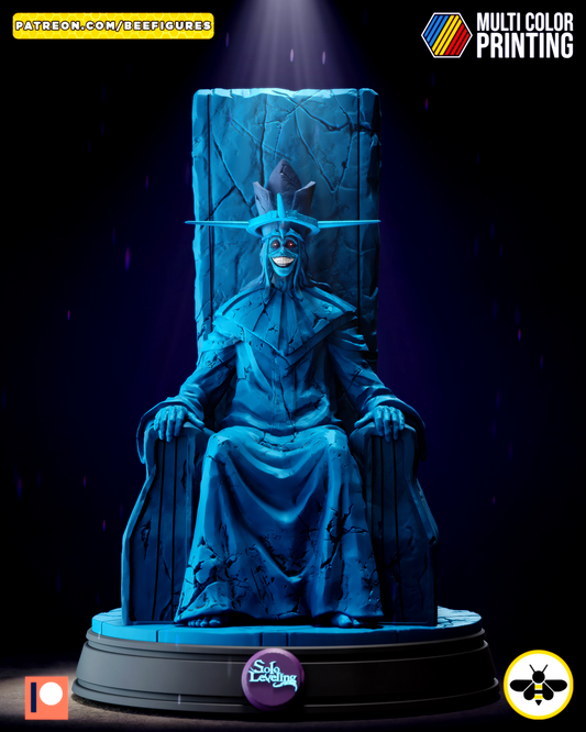Throne Guardian | Inspired Dark Monarch Diorama (3D Printed, Fan Art Collectible)
